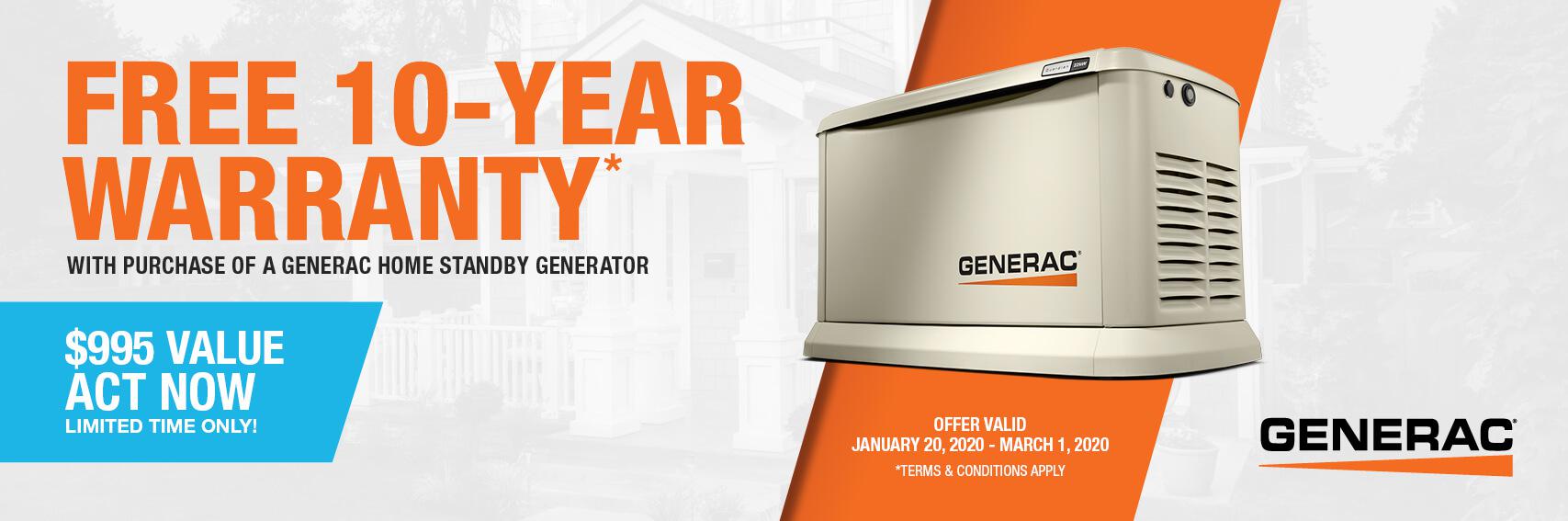 Homestandby Generator Deal | Warranty Offer | Generac Dealer | Franklin, MA